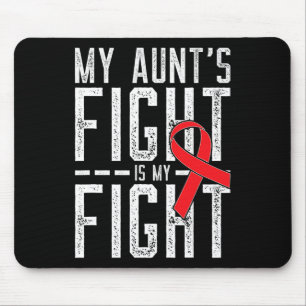 Alfombrilla De Ratón La lucha de mi tía es mi lucha contra el cáncer de