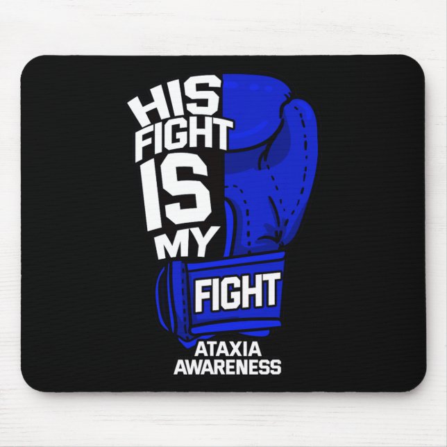 Alfombrilla De Ratón La lucha es contra mi guerrero del desorden del mo (Frente)