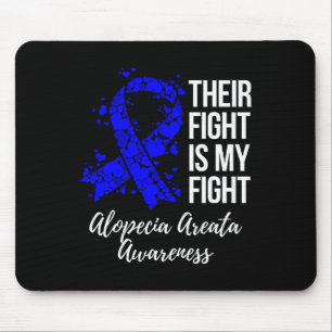 Alfombrilla De Ratón La Lucha Es Mi Lucha Alopecia Areata Conciencia