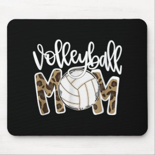 Alfombrilla De Ratón La madre del voleibol leopard Fun Ball Día de la M
