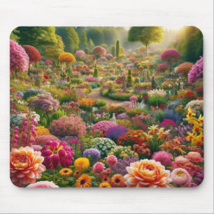 Alfombrilla De Ratón La magia de las flores - un paraíso de los colores