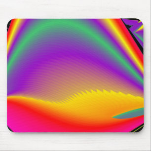 Alfombrilla De Ratón La magia de los colores abstracta el arte pluviomé
