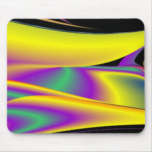 Alfombrilla De Ratón La magia de los colores abstracta el arte pluviomé