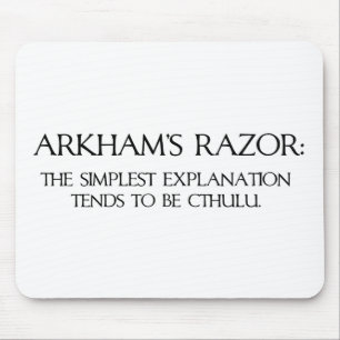 Alfombrilla De Ratón La maquinilla de afeitar de Arkham