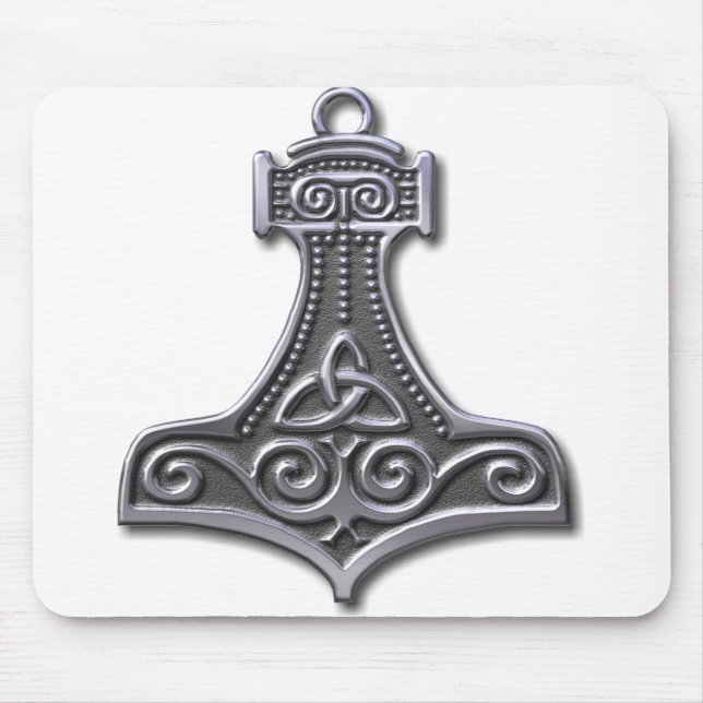 Alfombrilla De Ratón La Martillo-plata del Thor (Frente)