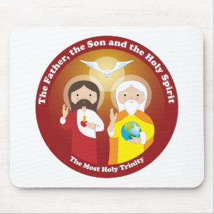 Alfombrilla De Ratón La mayoría de la trinidad santa