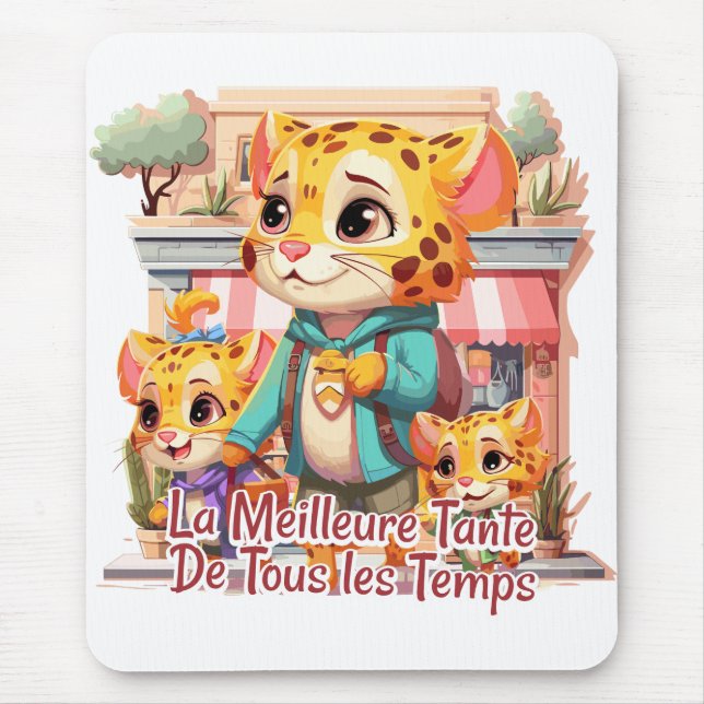 Alfombrilla De Ratón La Meilleure Tante de Tous les Temps (Frente)