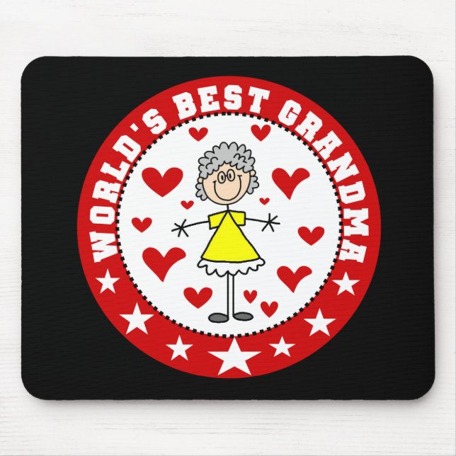 Alfombrilla De Ratón La mejor abuela Mousepad del mundo (Frente)