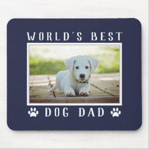 Alfombrilla De Ratón La mejor fotografía de papá perro del mundo imprim