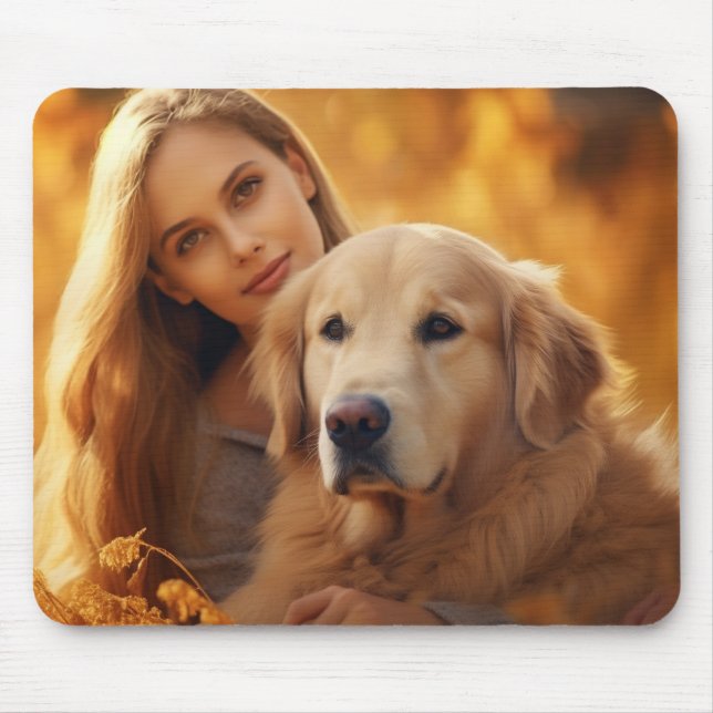 Alfombrilla De Ratón La mejor madre del perro del mundo (Frente)