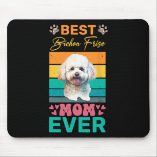 Alfombrilla De Ratón La mejor mamá de Bichon Frise