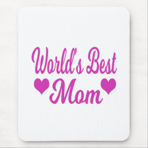 Alfombrilla De Ratón La Mejor Mamá del Mundo Rosa