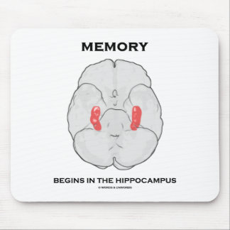 Alfombrilla De Ratón La Memoria Comienza En El Hippocampus (Psicología)