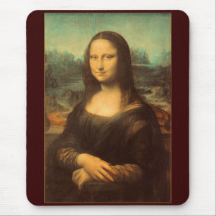 Alfombrilla De Ratón La Mona Lisa de Leonardo da Vinci