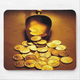 Alfombrilla De Ratón La moneda de oro vierte