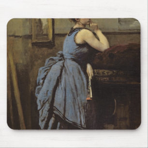 Alfombrilla De Ratón La mujer en el azul, 1874