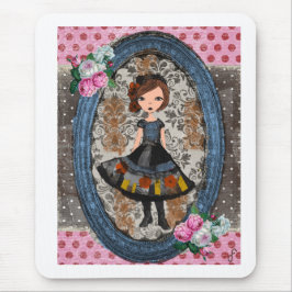 Alfombrilla De Ratón La muñeca de papel violeta: un cuento de ciruela y