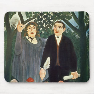 Alfombrilla De Ratón La musa que inspira al poeta, 1909