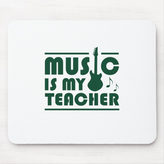 Alfombrilla De Ratón La música es mi profesor (Frente)