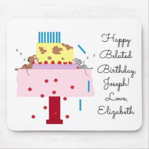 Alfombrilla De Ratón La Nap De La Tarde - Cumpleaños Atrasado: