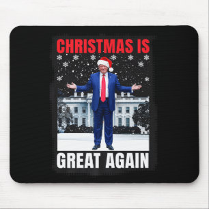 Alfombrilla De Ratón La Navidad es genial de nuevo divertido Donald Tru