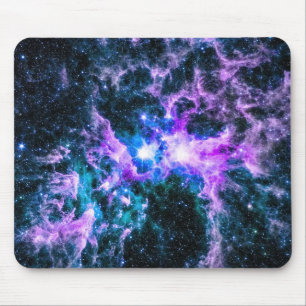 Alfombrilla De Ratón La nebulosa web de la galaxia espacial