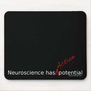 Alfombrilla De Ratón La neurología tiene "acción" Mousepad potencial
