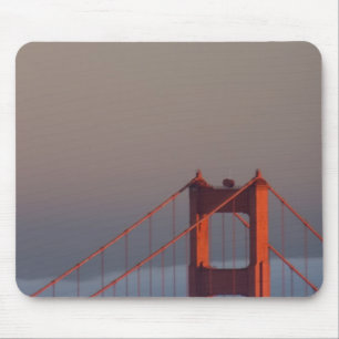 Alfombrilla De Ratón La niebla atraviesa la bahía de San Francisco cubr