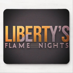 Alfombrilla De Ratón La noche de las luces de la llama de la libertad