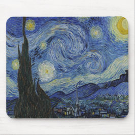 Alfombrilla De Ratón La noche estrellada de Van Gogh
