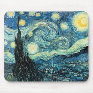Alfombrilla De Ratón La noche estrellada de Van Gogh Mousepad