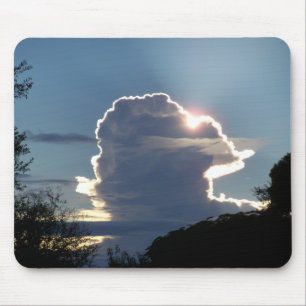 Alfombrilla De Ratón la nube troncal bloquea el sol