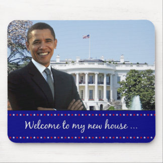 Alfombrilla De Ratón La nueva casa de Obama - Mousepad