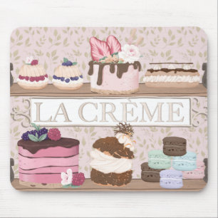 Alfombrilla De Ratón La Panadería Francesa Pastea Tortas Macarons