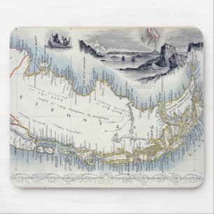 Alfombrilla De Ratón La Patagonia, de una serie de mapas del mundo