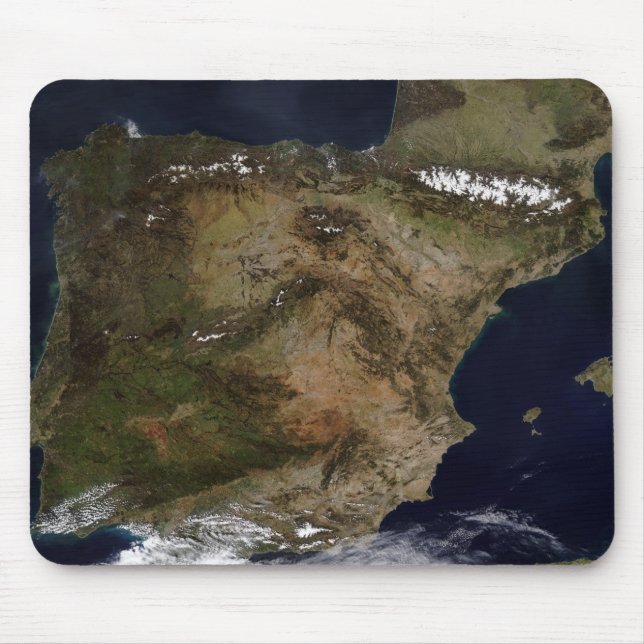 Alfombrilla De Ratón La Península Ibérica (Frente)