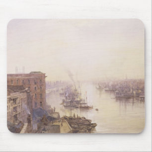 Alfombrilla De Ratón La piscina del hotel de Adelaide, puente de