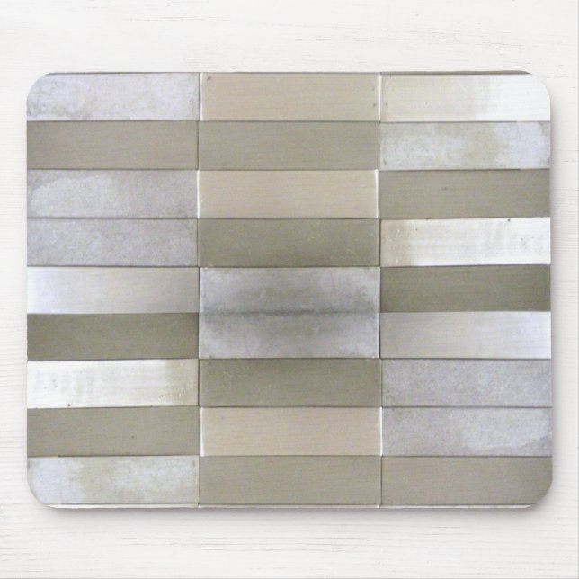 Alfombrilla De Ratón La plata tejó Mousepad (Frente)