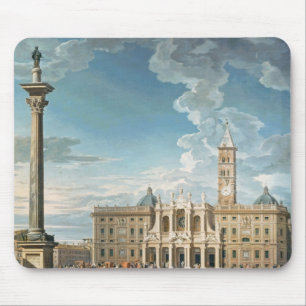 Alfombrilla De Ratón La plaza Santa María Maggiore, 1752