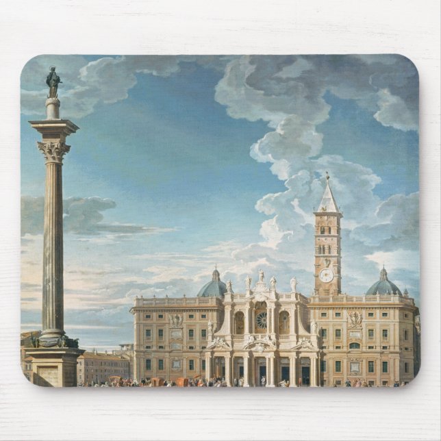 Alfombrilla De Ratón La plaza Santa María Maggiore, 1752 (Frente)