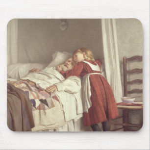 Alfombrilla De Ratón La poca enfermera del abuelo