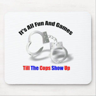 Alfombrilla De Ratón La policía Humor - diversión y los juegos Mousep