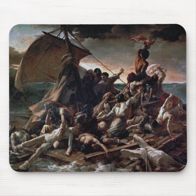 Alfombrilla De Ratón La posta de la Medusa, Theodore Gericault (Frente)