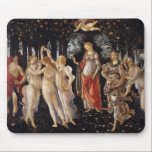 Alfombrilla De Ratón La Primavera de Sandro Botticelli<br><div class="desc">La Primavera por Sandro Botticelli, pintura templada en el tablero de madera c. 1482, es una representación monumental de una procesión de antiguos dioses clásicos que anuncian el regreso de la primavera, un tema que simboliza el momento de la renovación del Renacimiento. En el centro de la pintura se encuentran...</div>