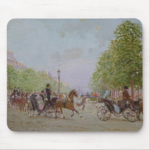 Alfombrilla De Ratón La "promenade" en el Champs-Elysees
