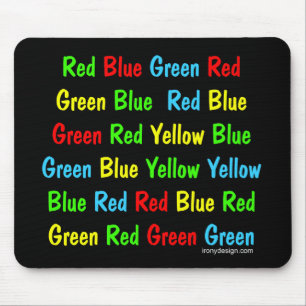 Alfombrilla De Ratón La prueba de Stroop