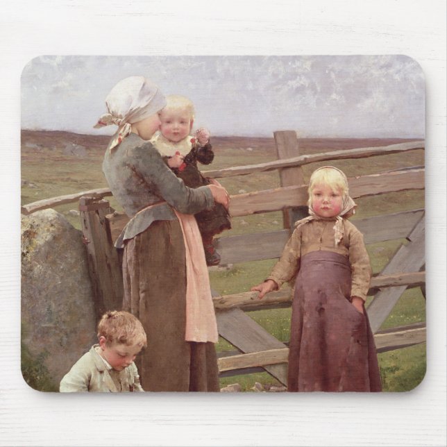 Alfombrilla De Ratón La puerta de Dalby, Skane, 1884 (Frente)