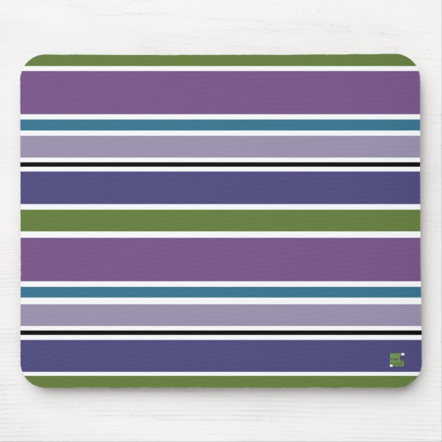 Alfombrilla De Ratón La púrpura raya Mousepad (Frente)