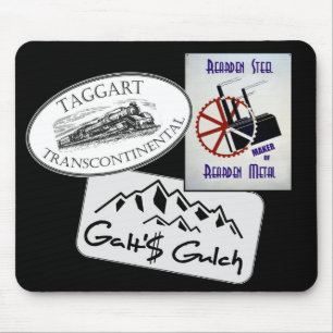 Alfombrilla De Ratón La "quebrada de Galt", "Taggart Transco…",