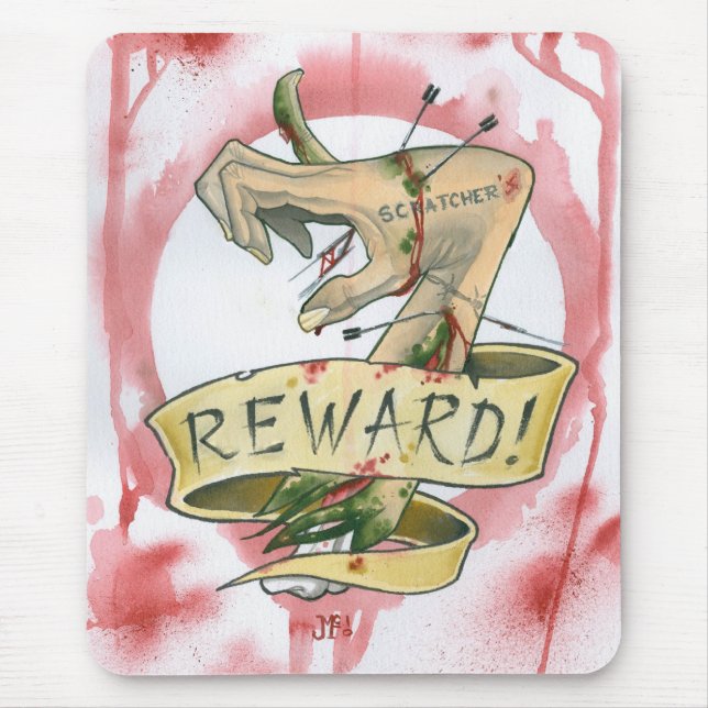 Alfombrilla De Ratón la RECOMPENSA de los scratcher (Frente)